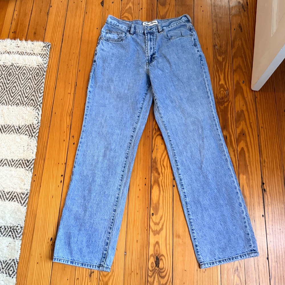 Indigo Palms Men's Classic Fit Jeans 33x32 Light Wash Straight Leg - Picture 2 of 5